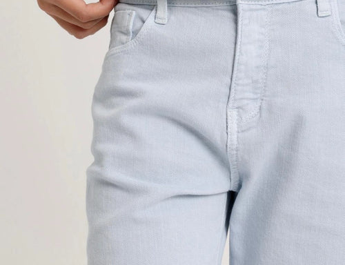 Baby-blue Light Denim Shorts