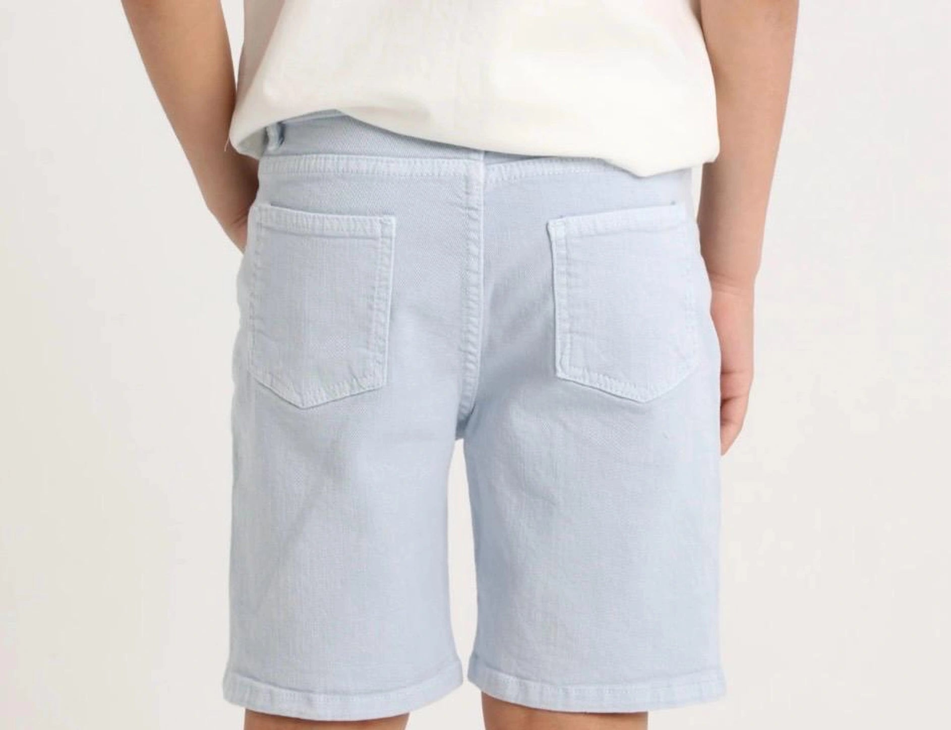 Baby-blue Light Denim Shorts