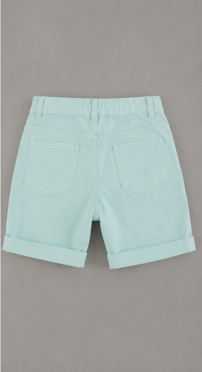 girls mint summer shorts
