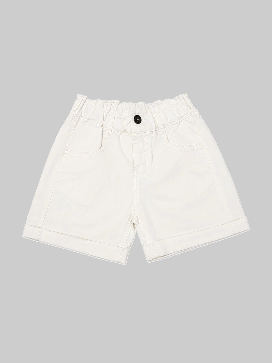 Girls Off-White Summer Shorts