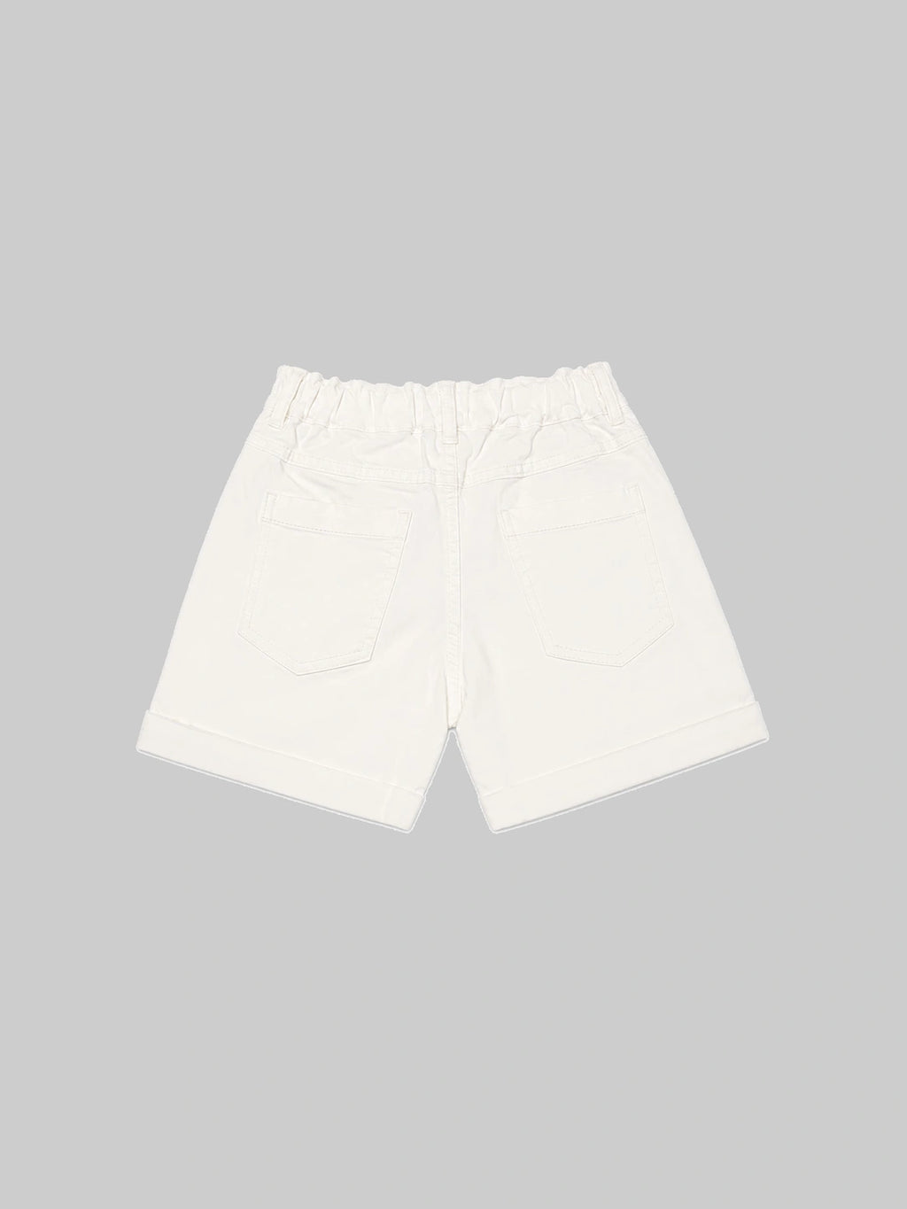 Girls Off-White Summer Shorts