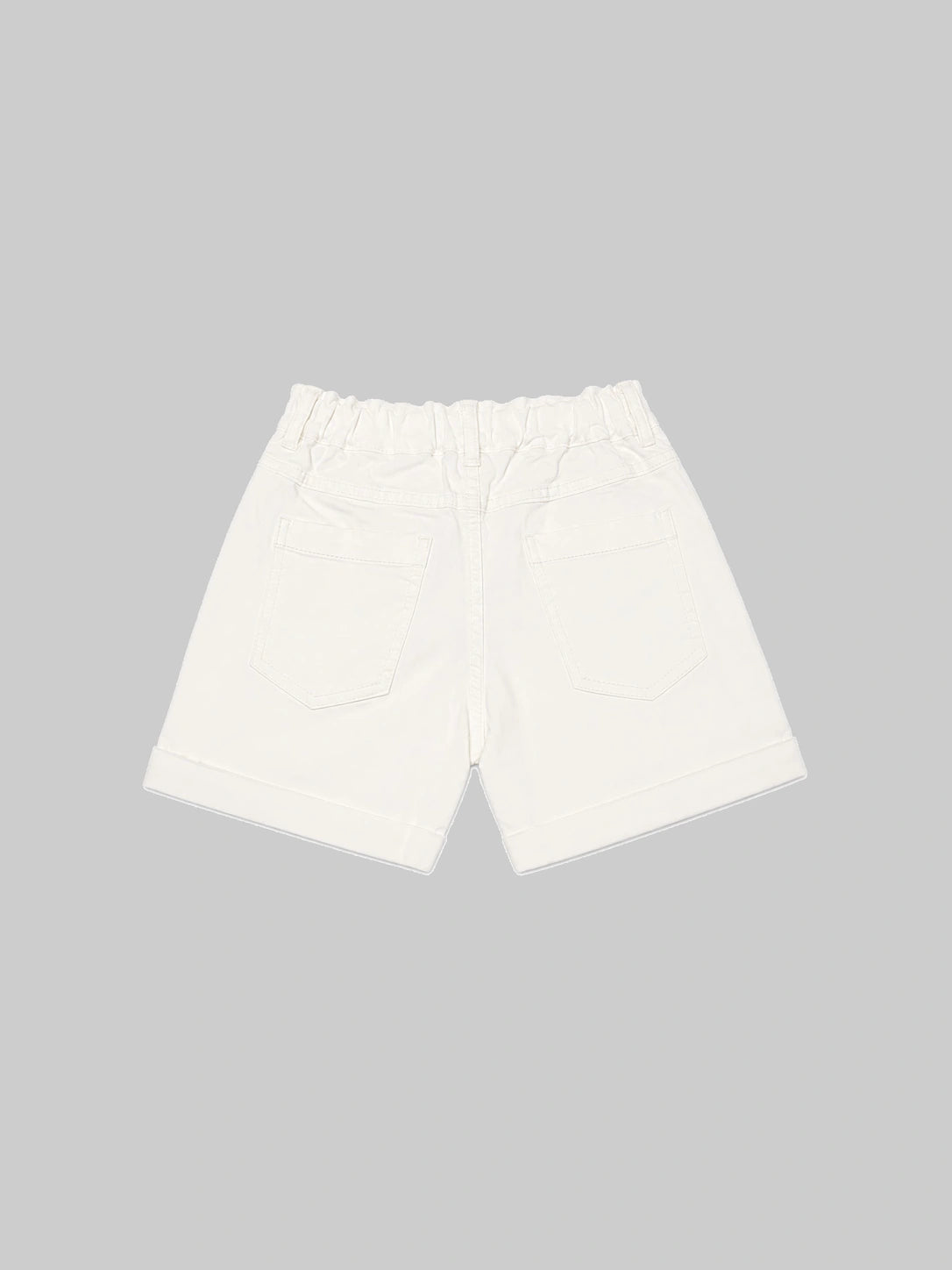 Girls Off-White Summer Shorts