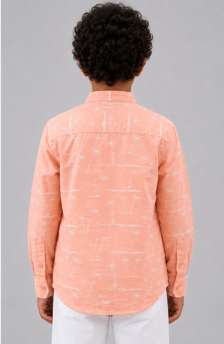 peach palm boys shirt