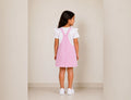 Little Star pink Pinafore Dress