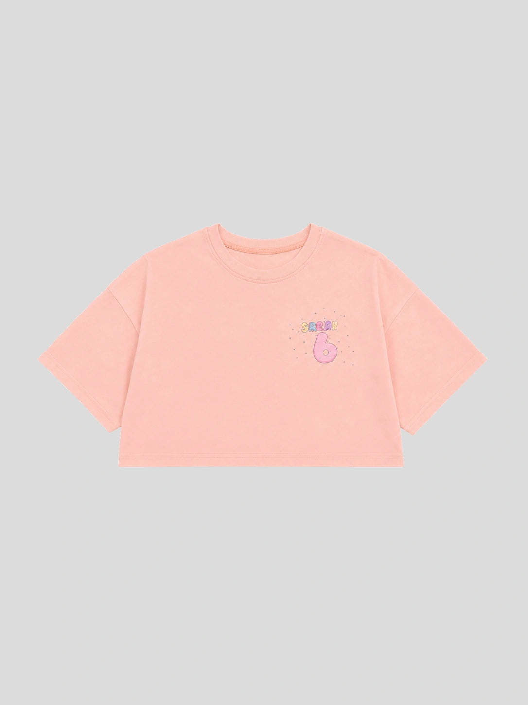 Peach Pink cotton T-shirt