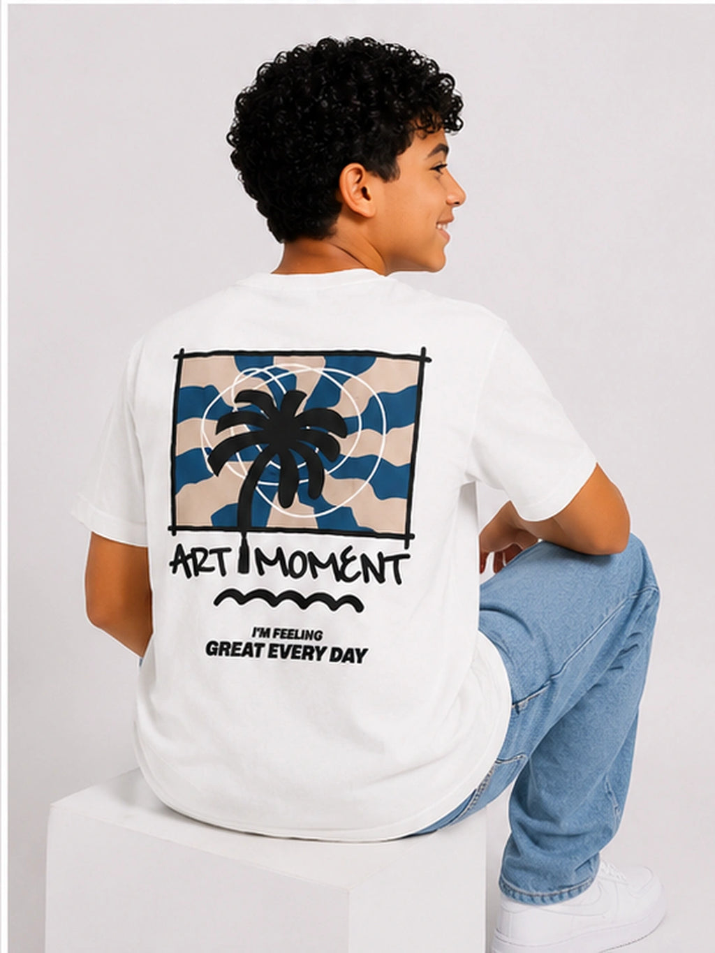white art Moment Graphic T-Shirt