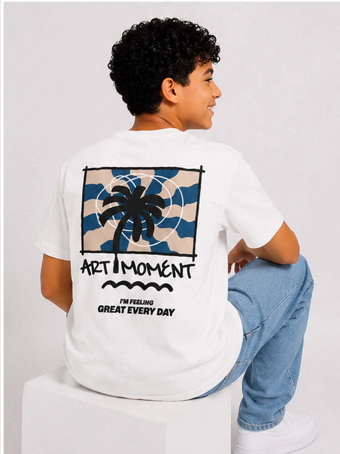 white art Moment Graphic T-Shirt