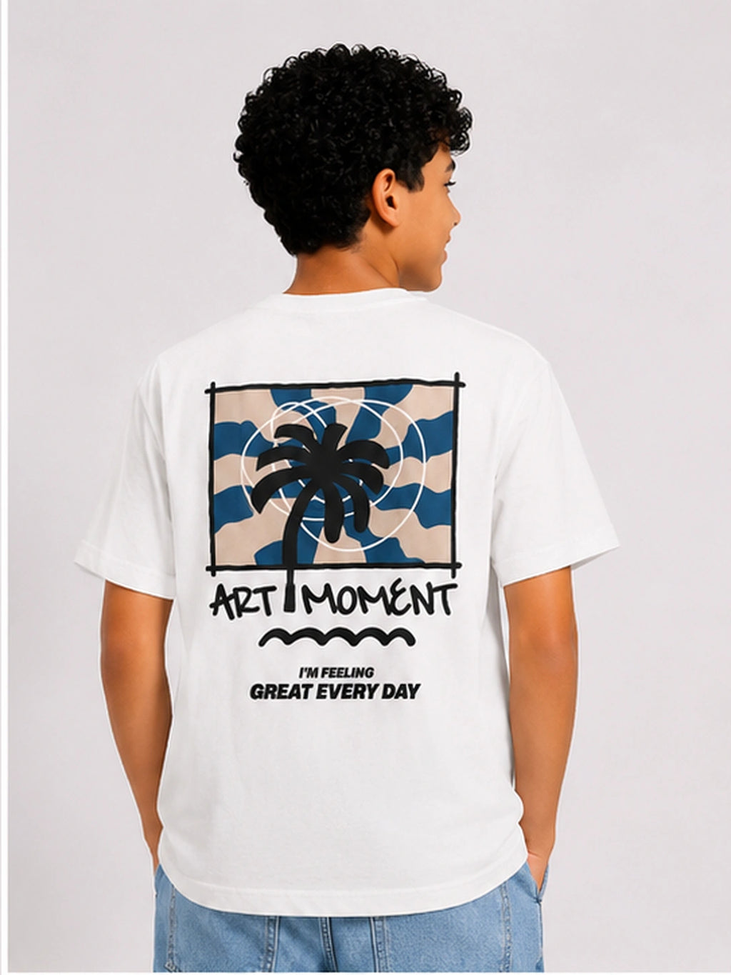 white art Moment Graphic T-Shirt