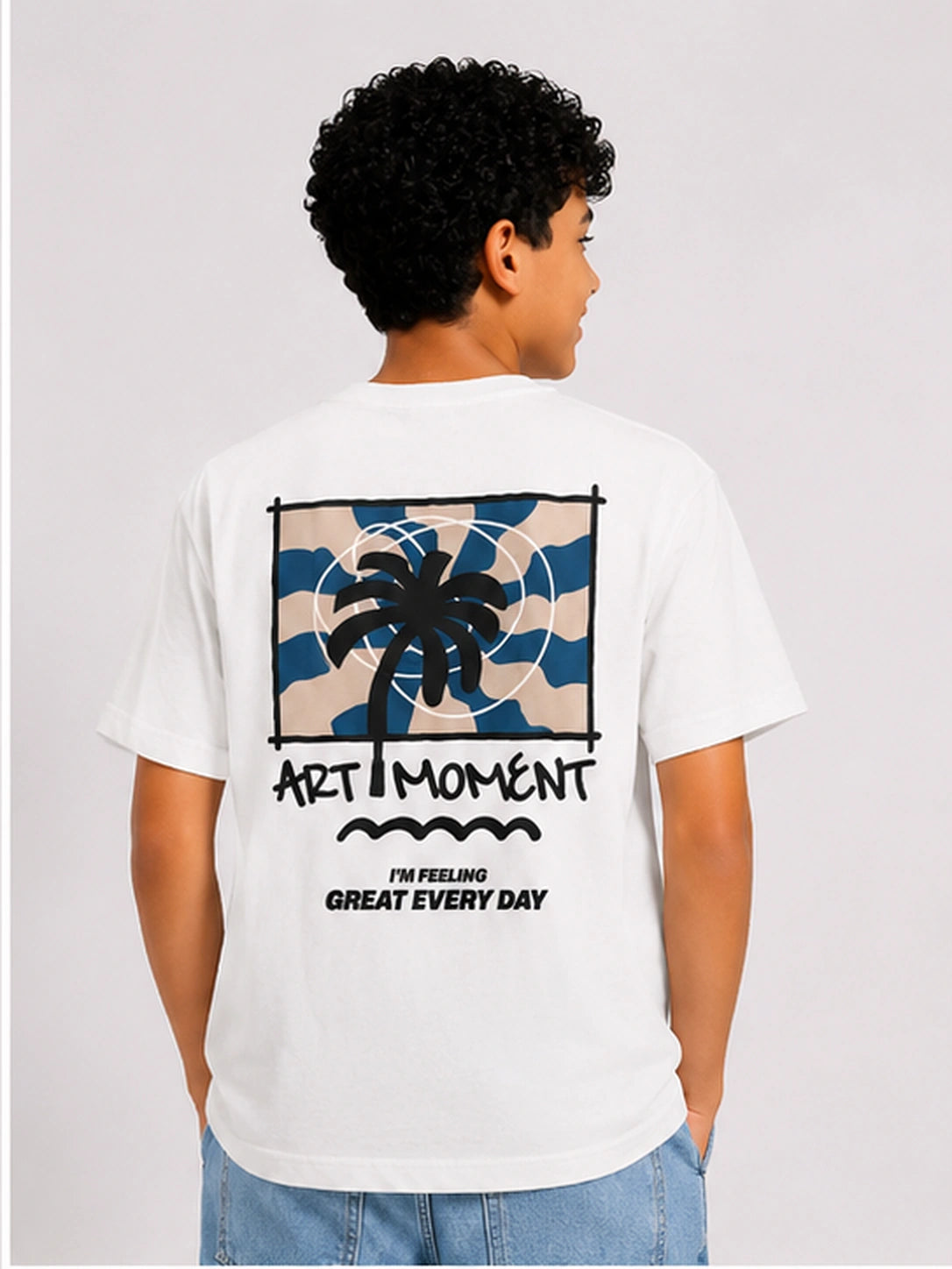 white art Moment Graphic T-Shirt