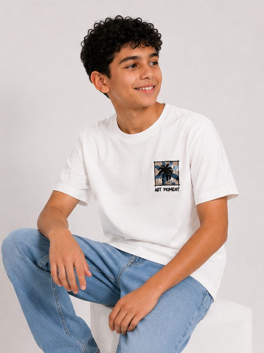 white art Moment Graphic T-Shirt