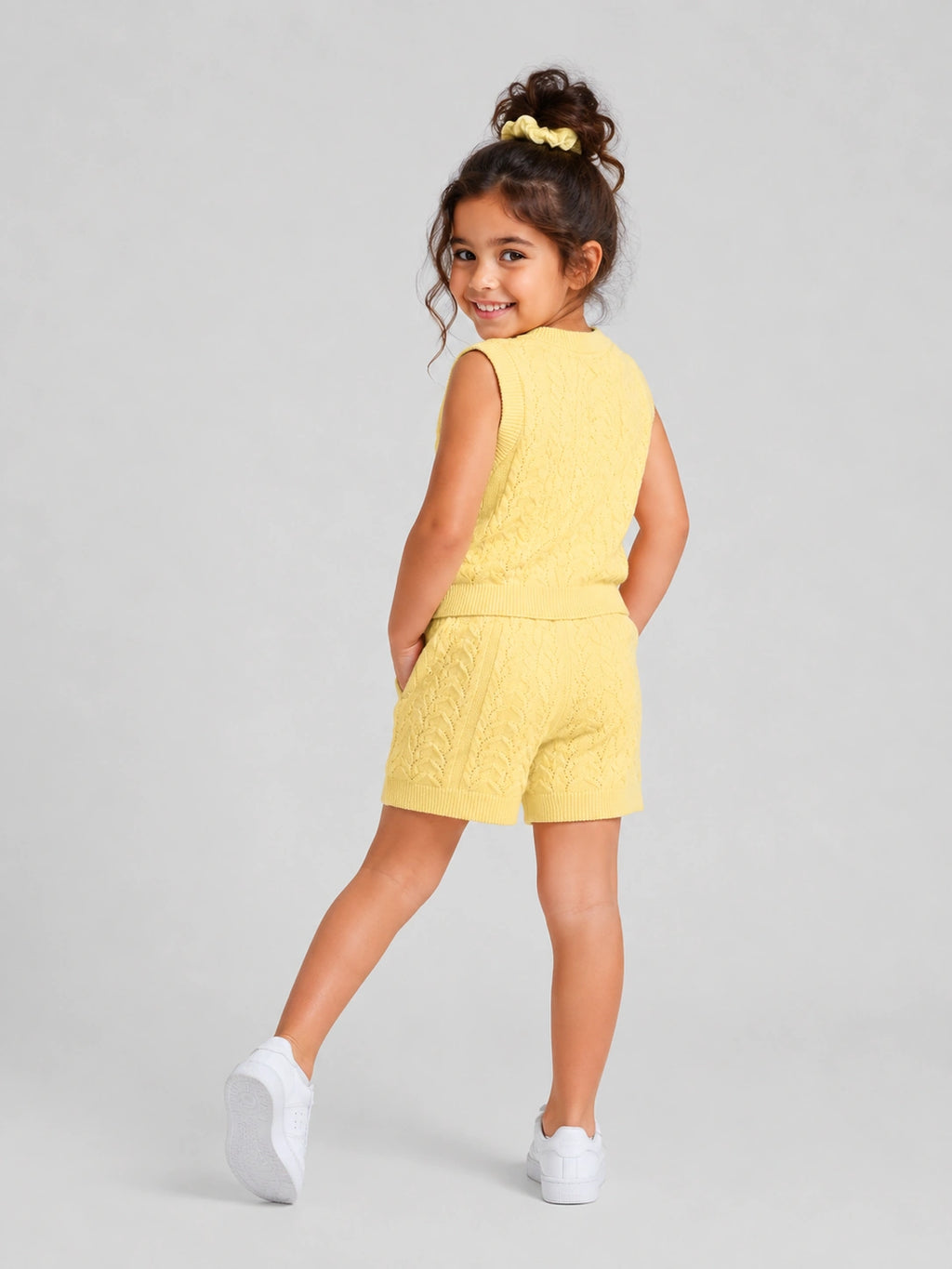 Sunshine Bloom Cotton Knit Set